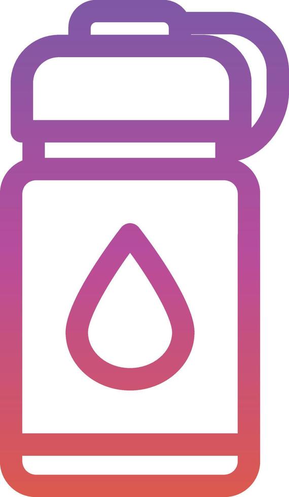 Water Bottles Vector Icon Design