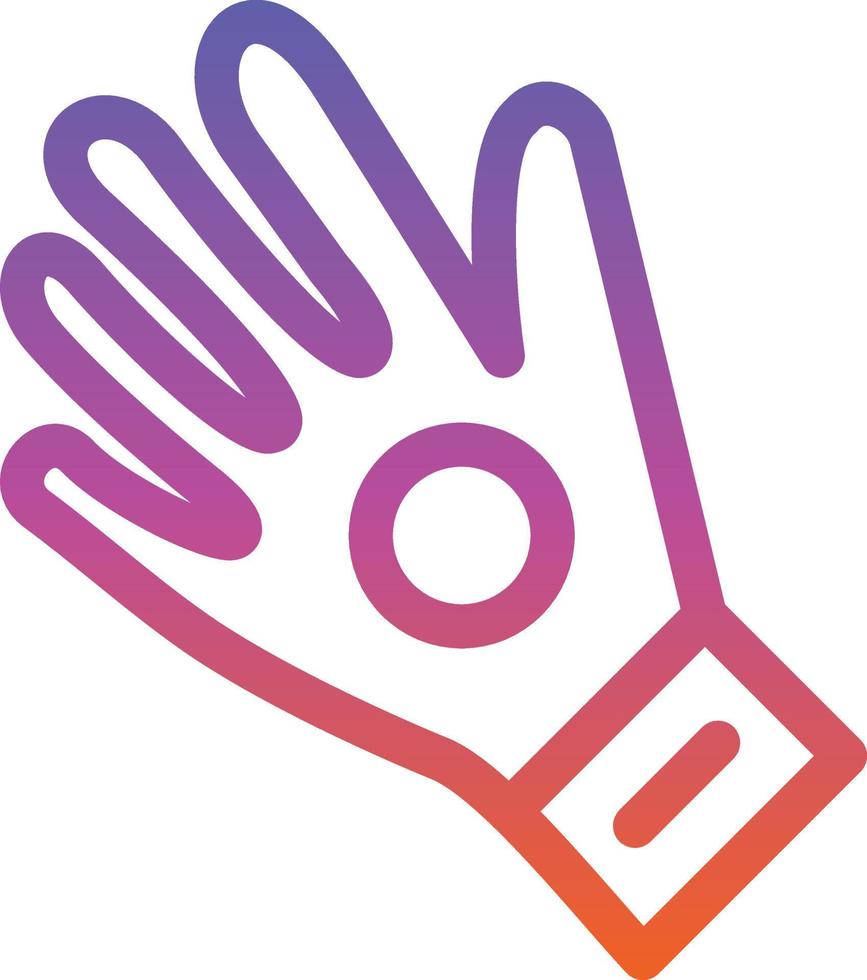 Gloves Vector Icon Design