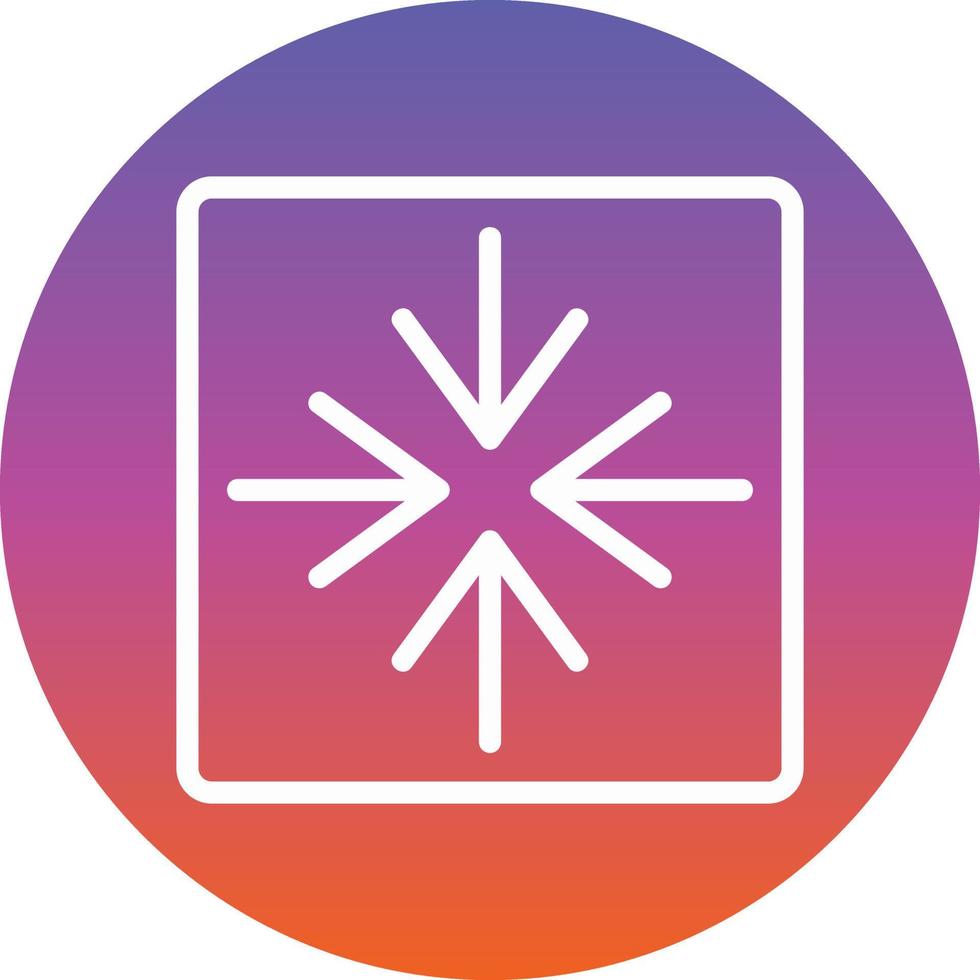 Minimize Vector Icon Design