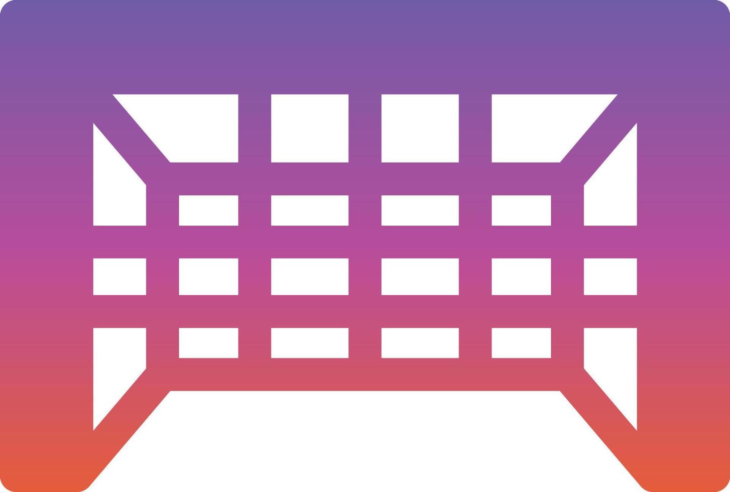 Goal Post Vector Icon Design