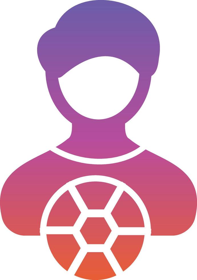 Player Vector Icon Design
