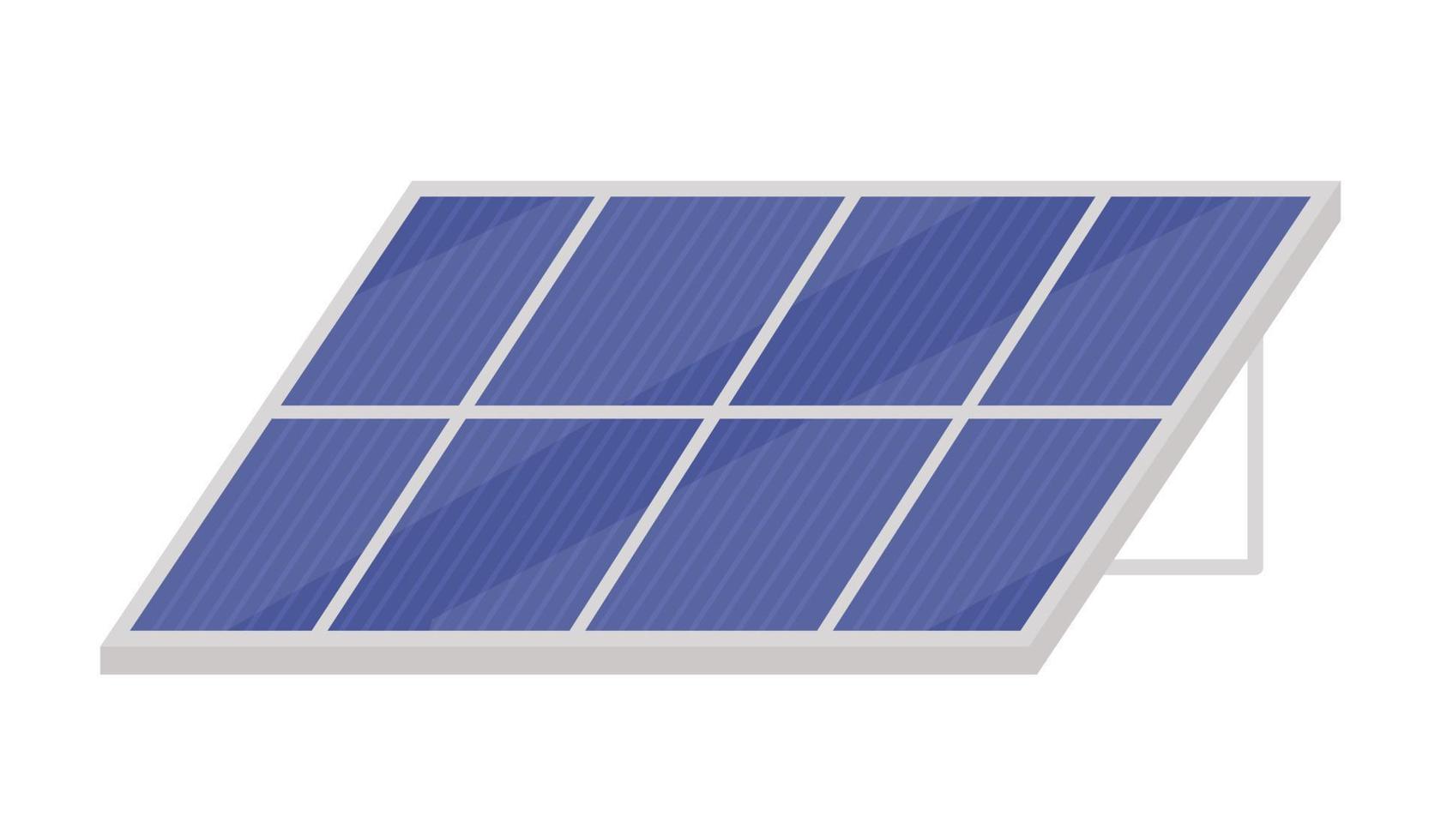 Solar panels semi flat color vector object. Alternative energy technology.  Editable elements. Full sized items on white. Simple cartoon style  illustration for web graphic design and animation 15317769 Vector Art at  Vecteezy