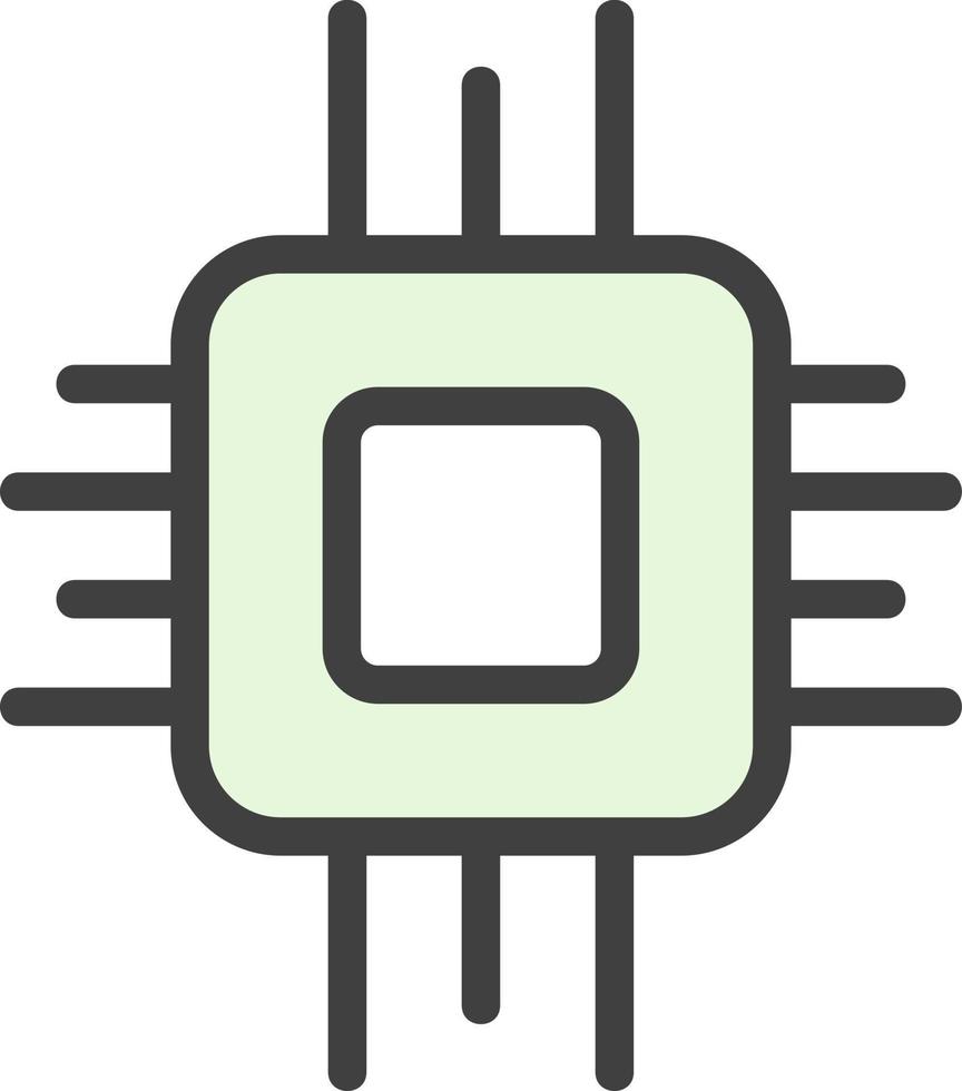 diseño de icono de vector de cpu