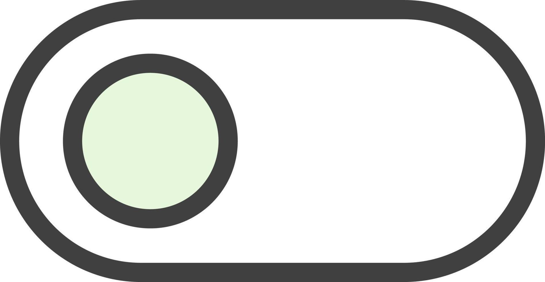 Toggle Left Vector Icon Design