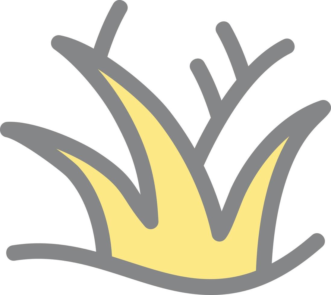 Desert Grass Vector Icon Design