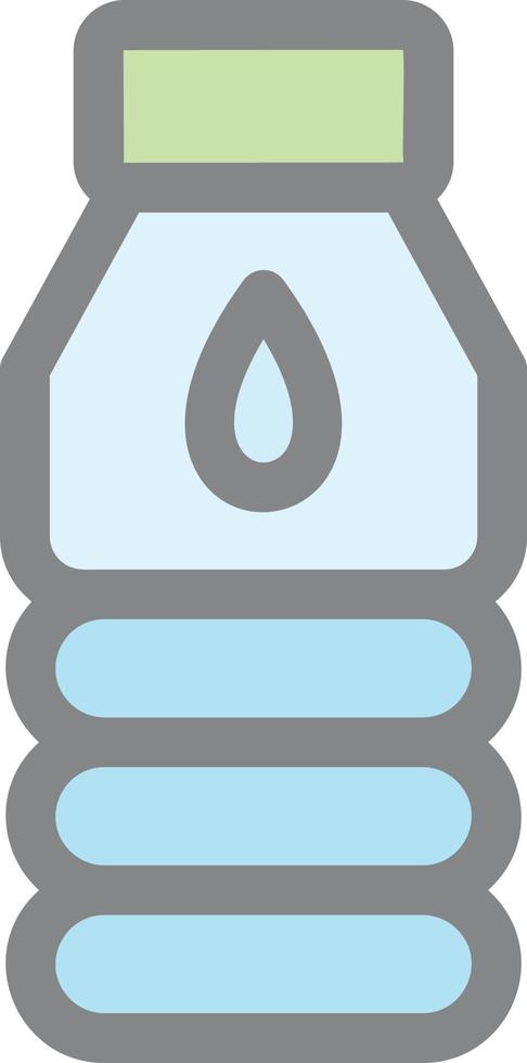 Water Flask Vector Icon Design