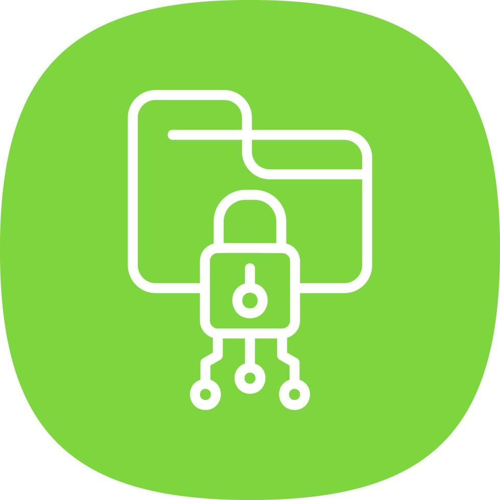Data Encryption Vector Icon Design