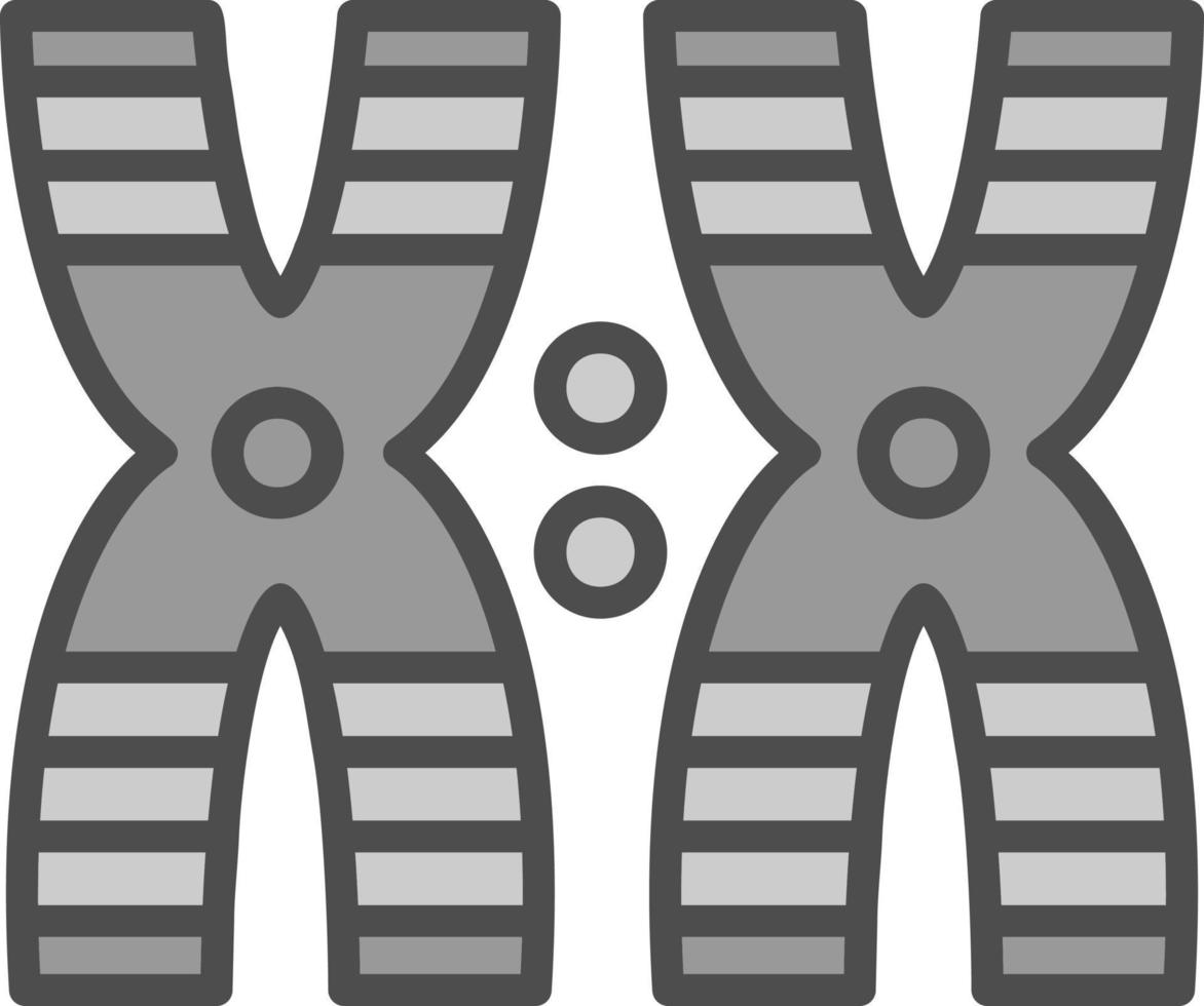 diseño de icono de vector de cromosoma