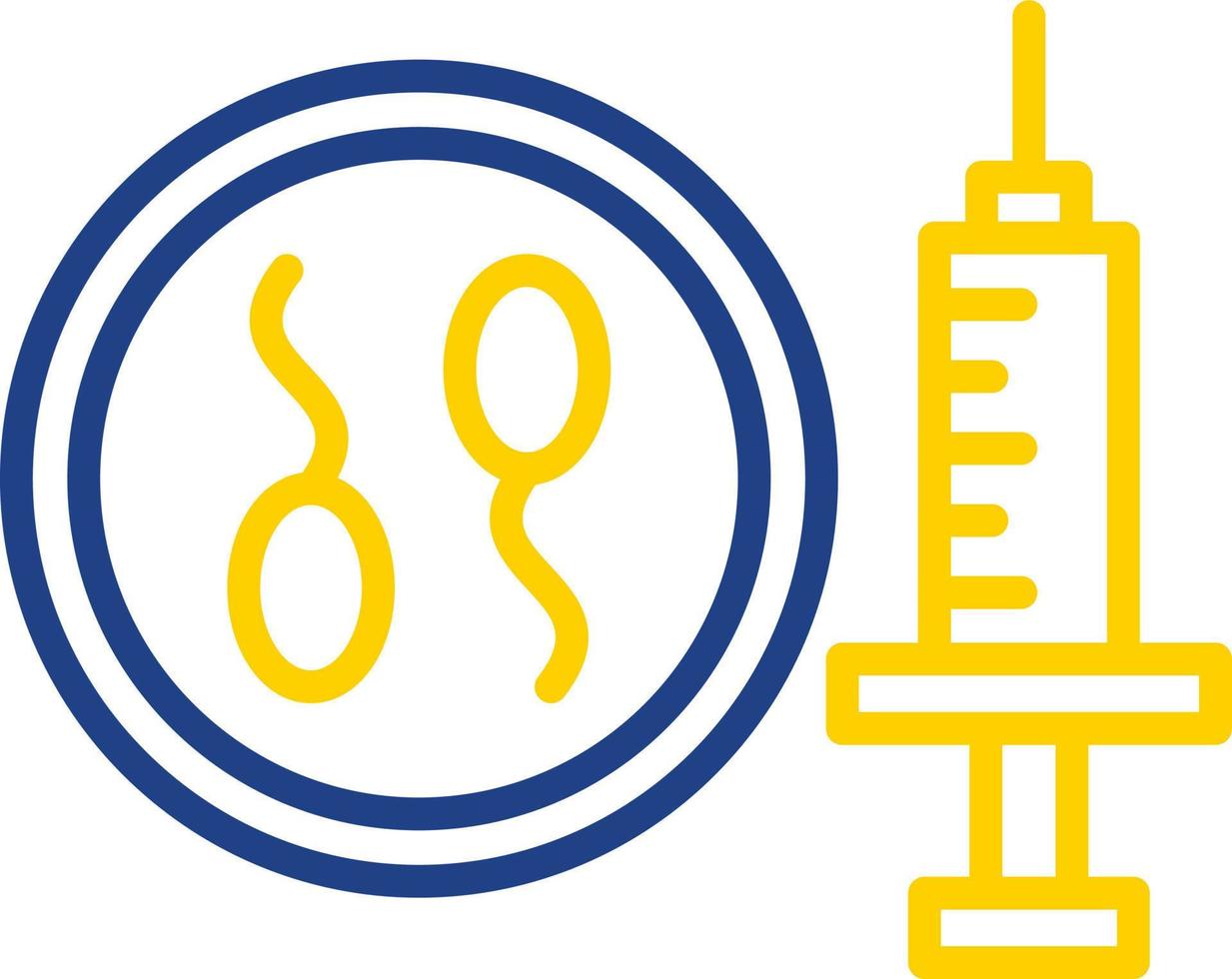 In Vitro Fertilization Vector Icon Design