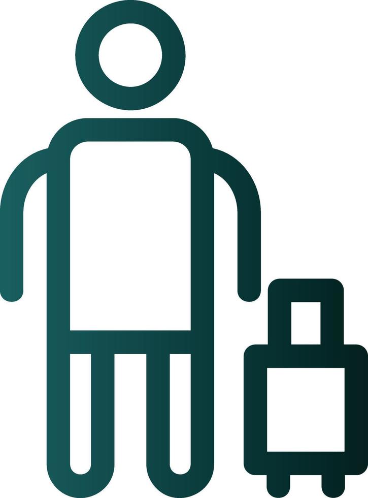 Tourist Vector Icon Design