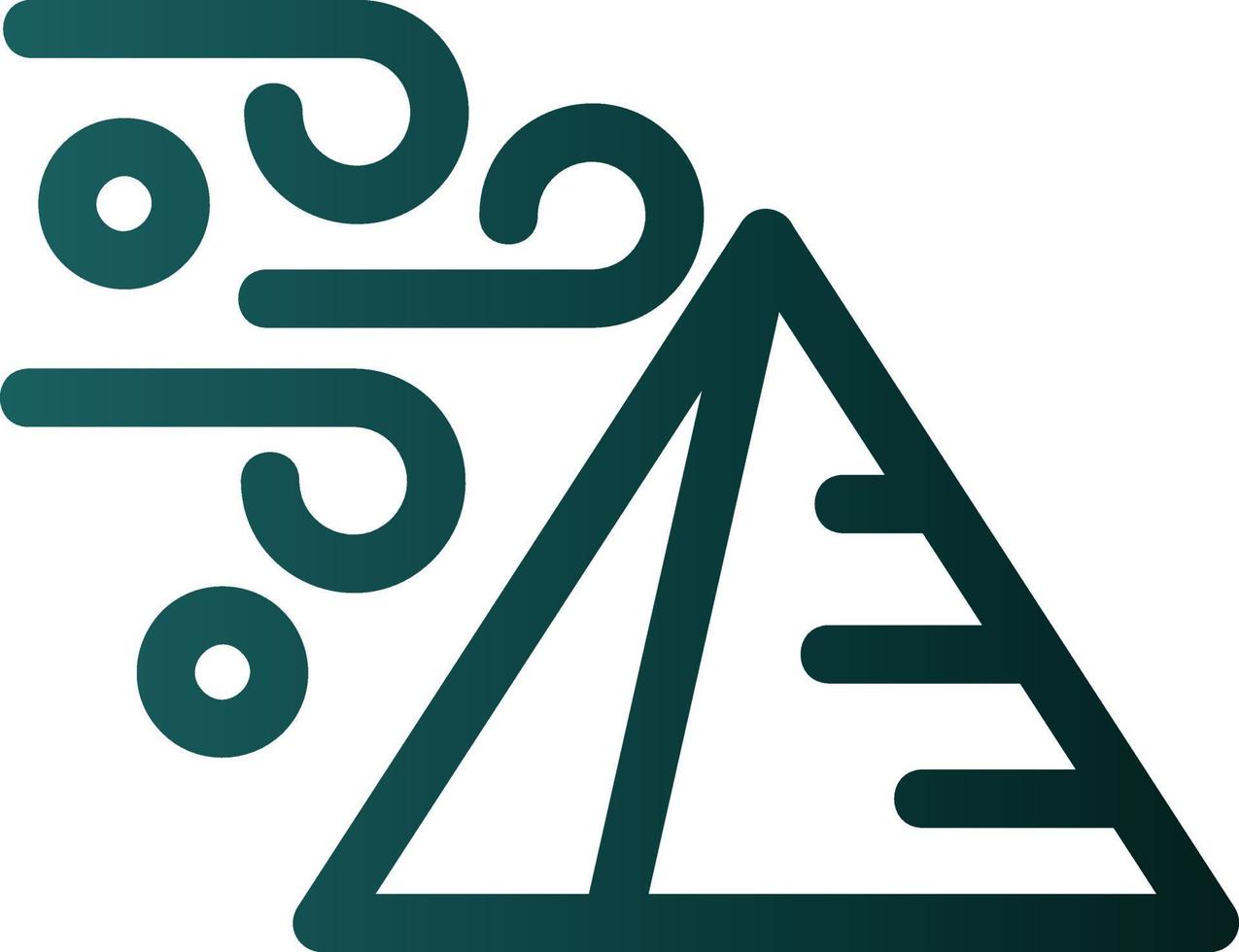 Desert Sandstorm Vector Icon Design