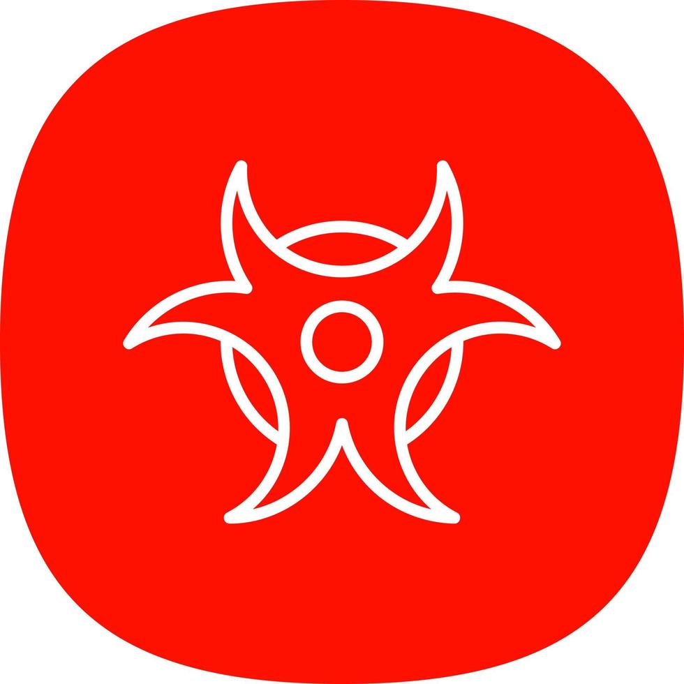 Bio Hazard Vector Icon Design