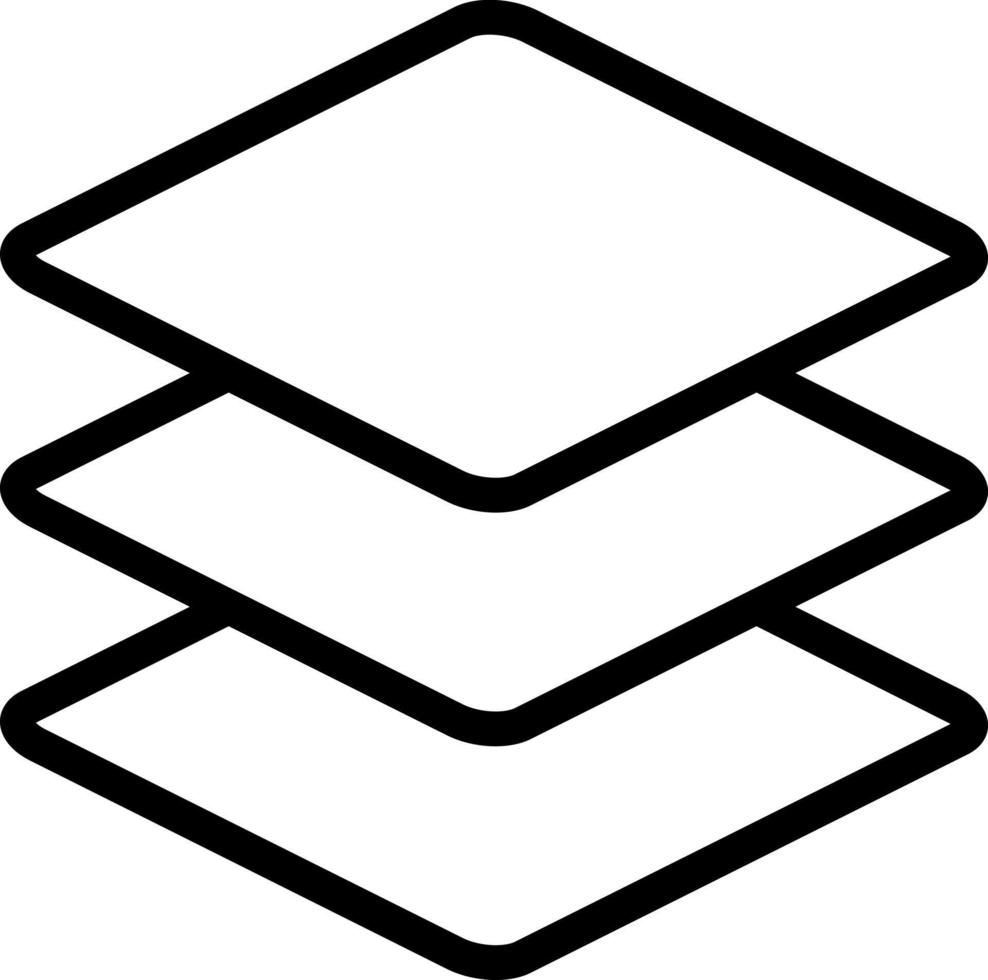 Layers Vector Icon Design