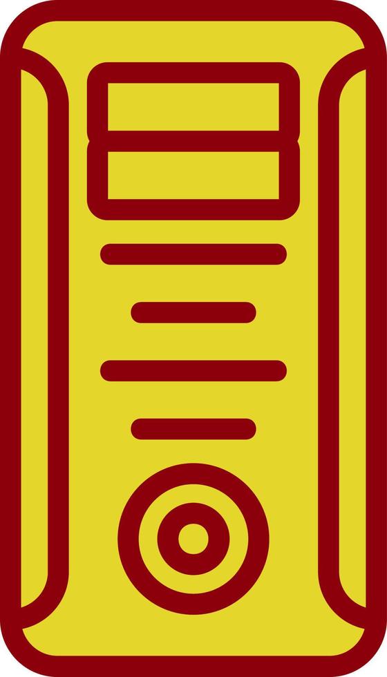 Computer Tower Vector Icon Design
