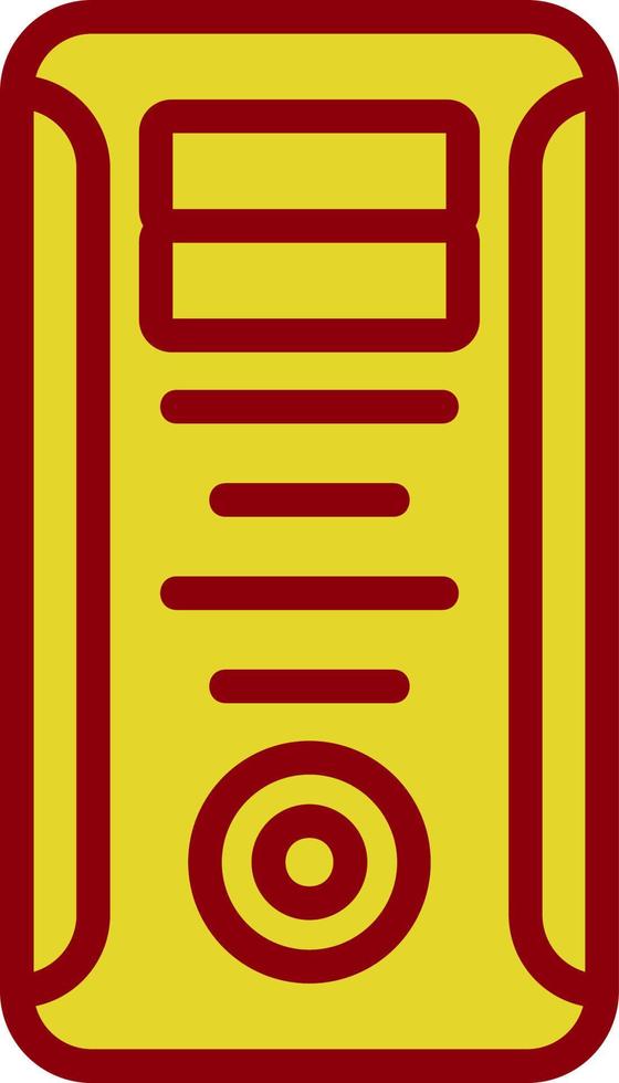 diseño de icono de vector de torre de computadora