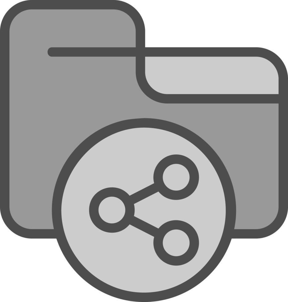 Shared Folder Vector Icon Design