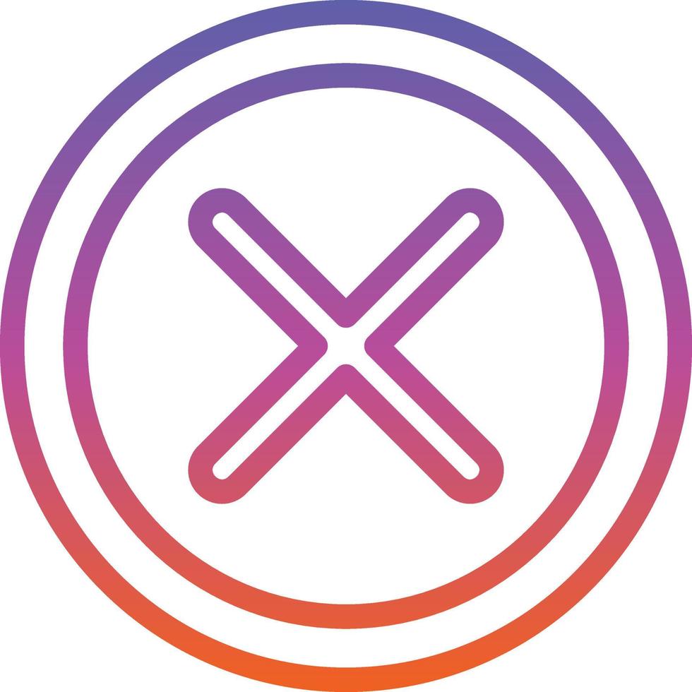 Cross Vector Icon Design