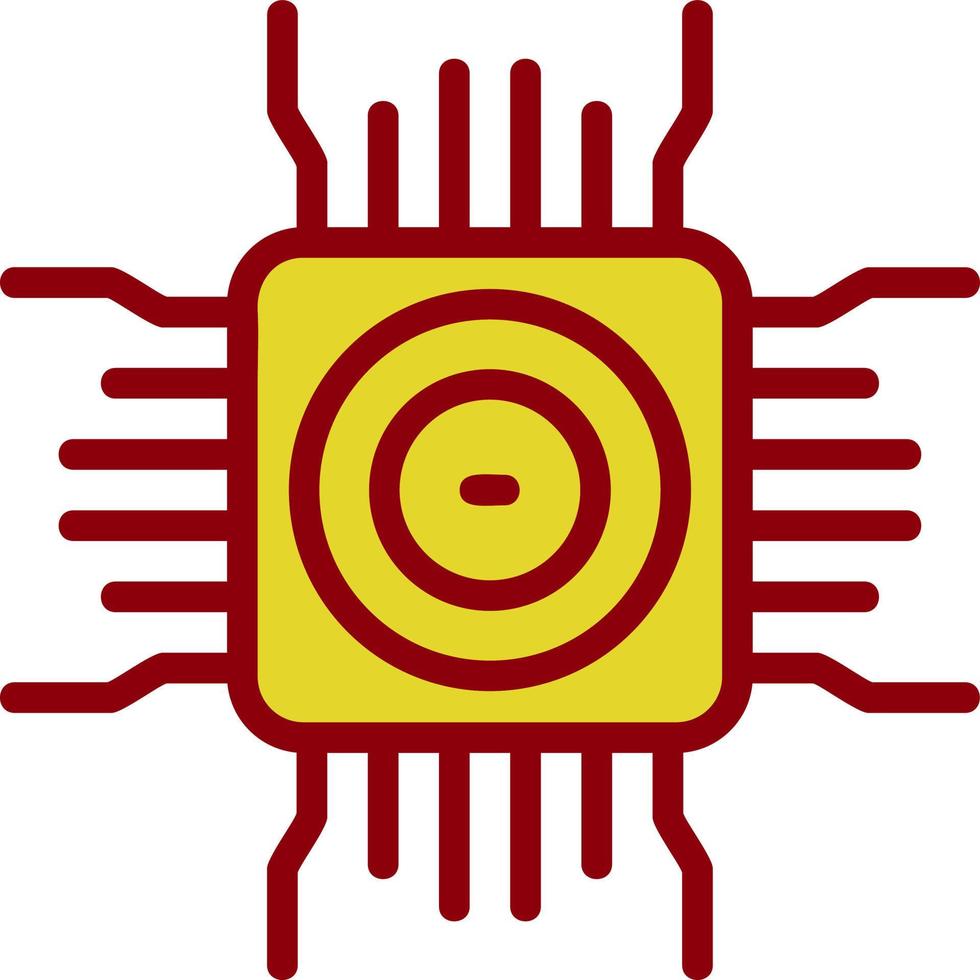 Cpu Vector Icon Design