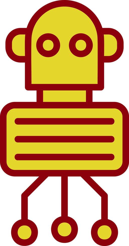 Nano Robot Vector Icon Design