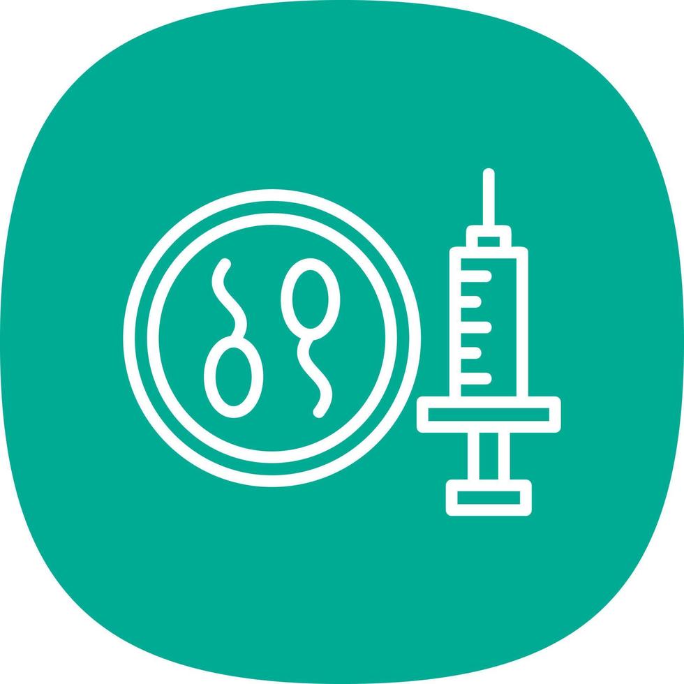 In Vitro Fertilization Vector Icon Design