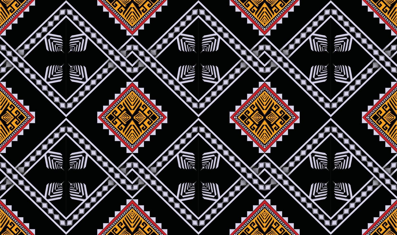 Abstract ethnic geometric ikat pattern. oriental African American Mexican Aztec motif textile and bohemian pattern vector elements. designed for background, wallpaper, print .vector ikat pattern.