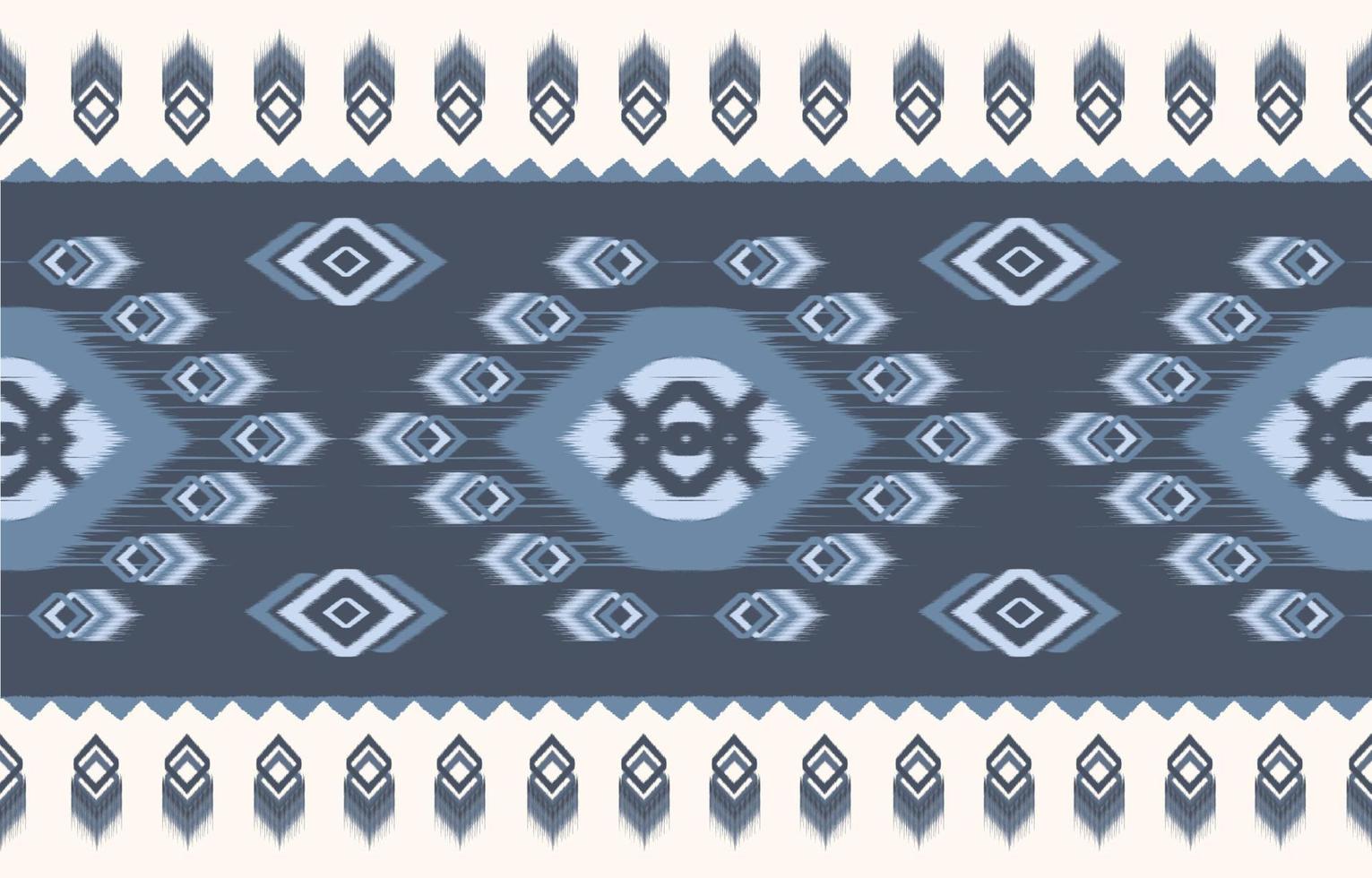 Ikat pattern design.Eethnic ikat pattern oriental African American Indonesia, Asia, Aztec motif textile and bohemian.design for background, wallpaper,carpet print, fabric, batik .vector ikat pattern. vector