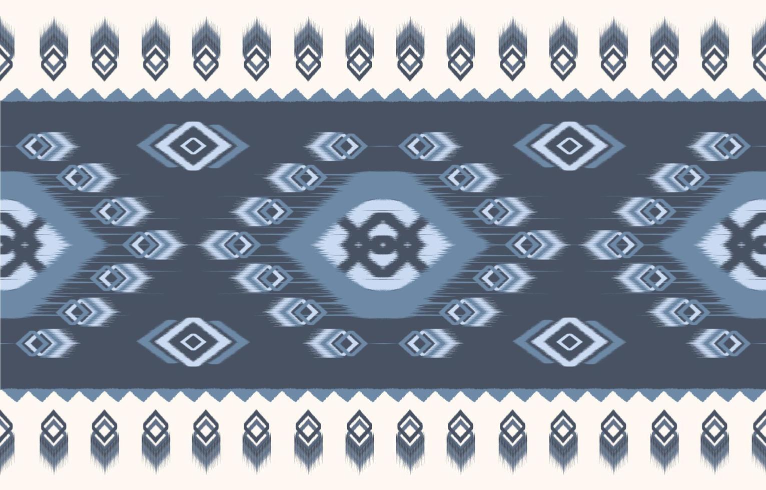 Ikat pattern design.Eethnic ikat pattern oriental African American Indonesia, Asia, Aztec motif textile and bohemian.design for background, wallpaper,carpet print, fabric, batik .vector ikat pattern. vector