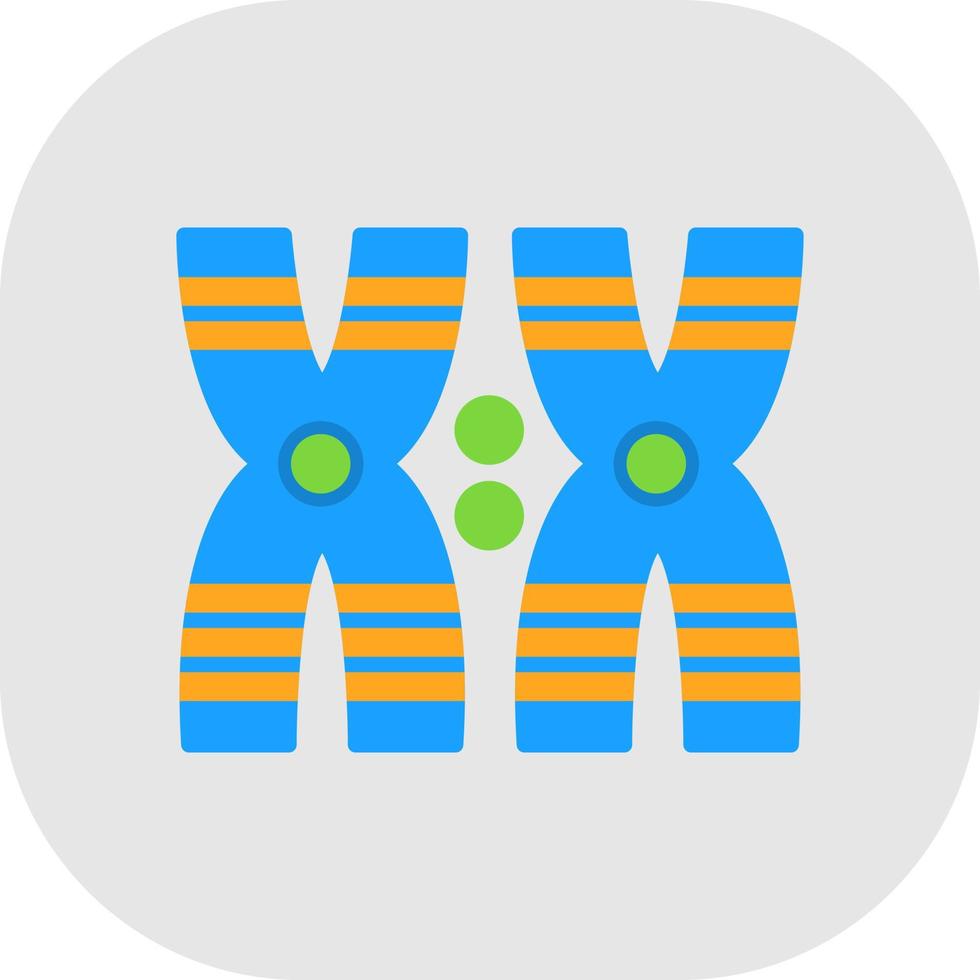 Chromosome Vector Icon Design