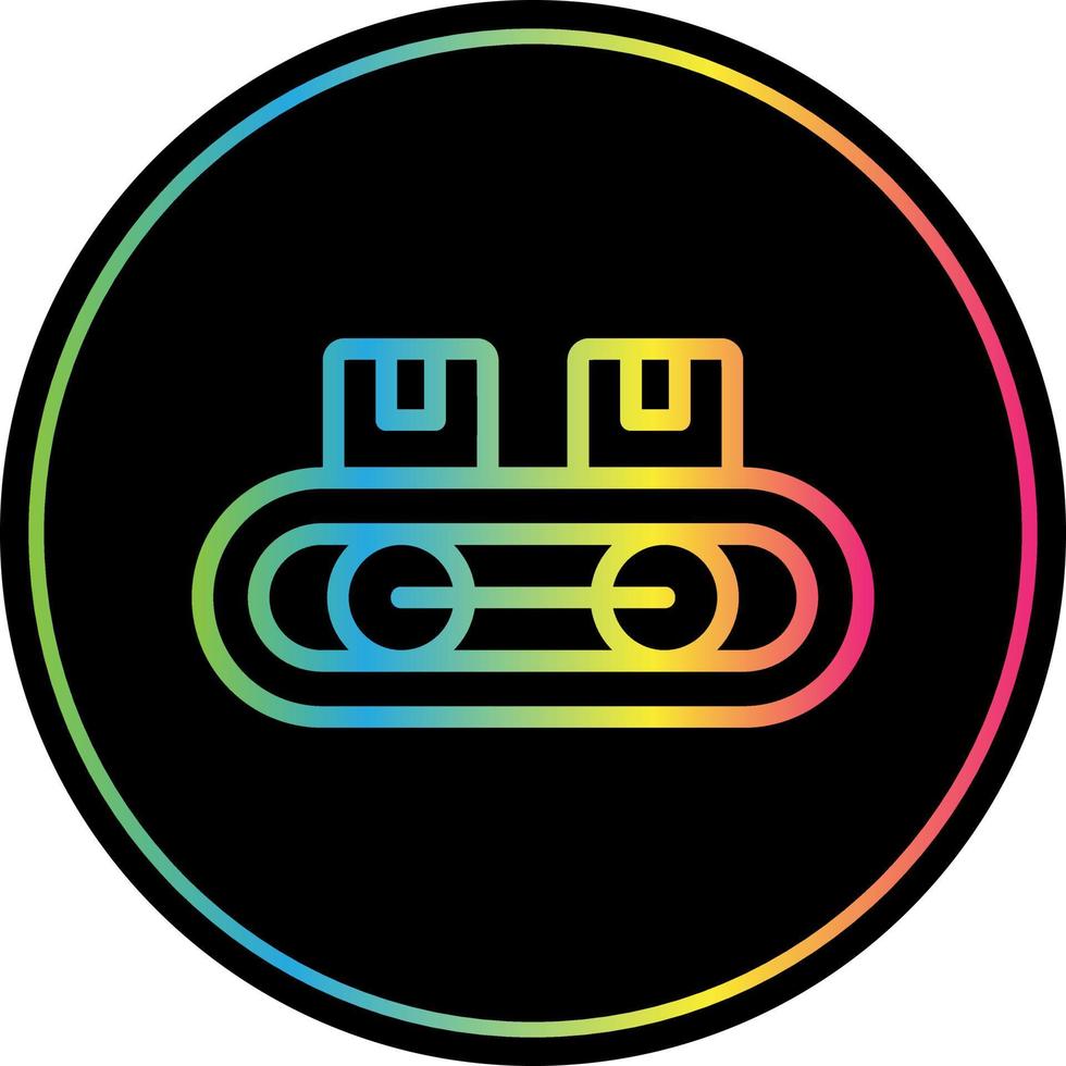 Conveyor Belt Vector Icon Design