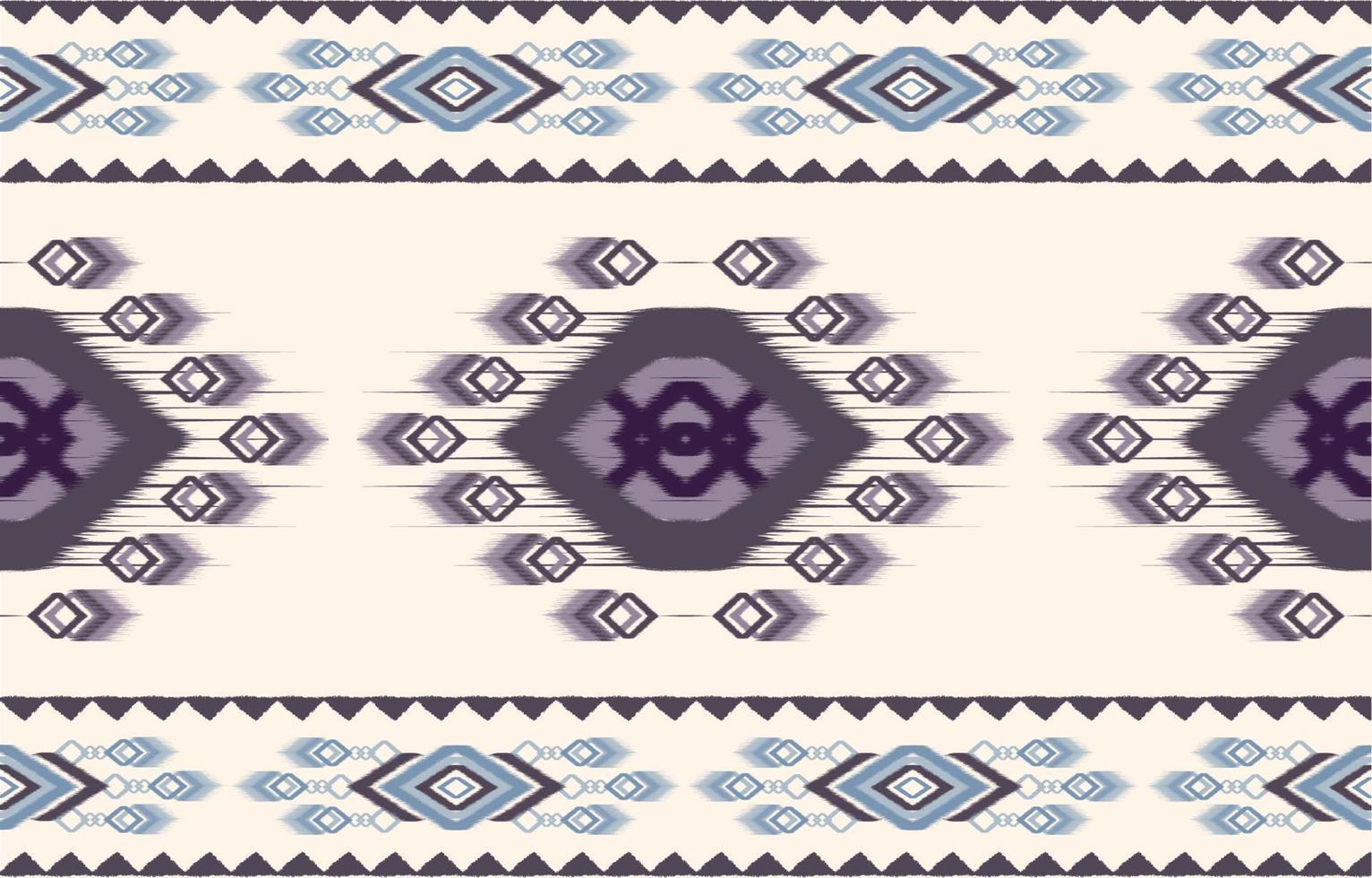 Ikat pattern design.Eethnic ikat pattern oriental African American Indonesia, Asia, Aztec motif textile and bohemian.design for background, wallpaper,carpet print, fabric, batik .vector ikat pattern. vector