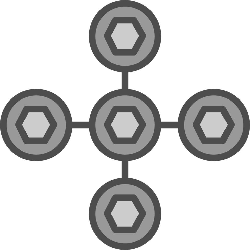 Biomolecular Interactions Vector Icon Design