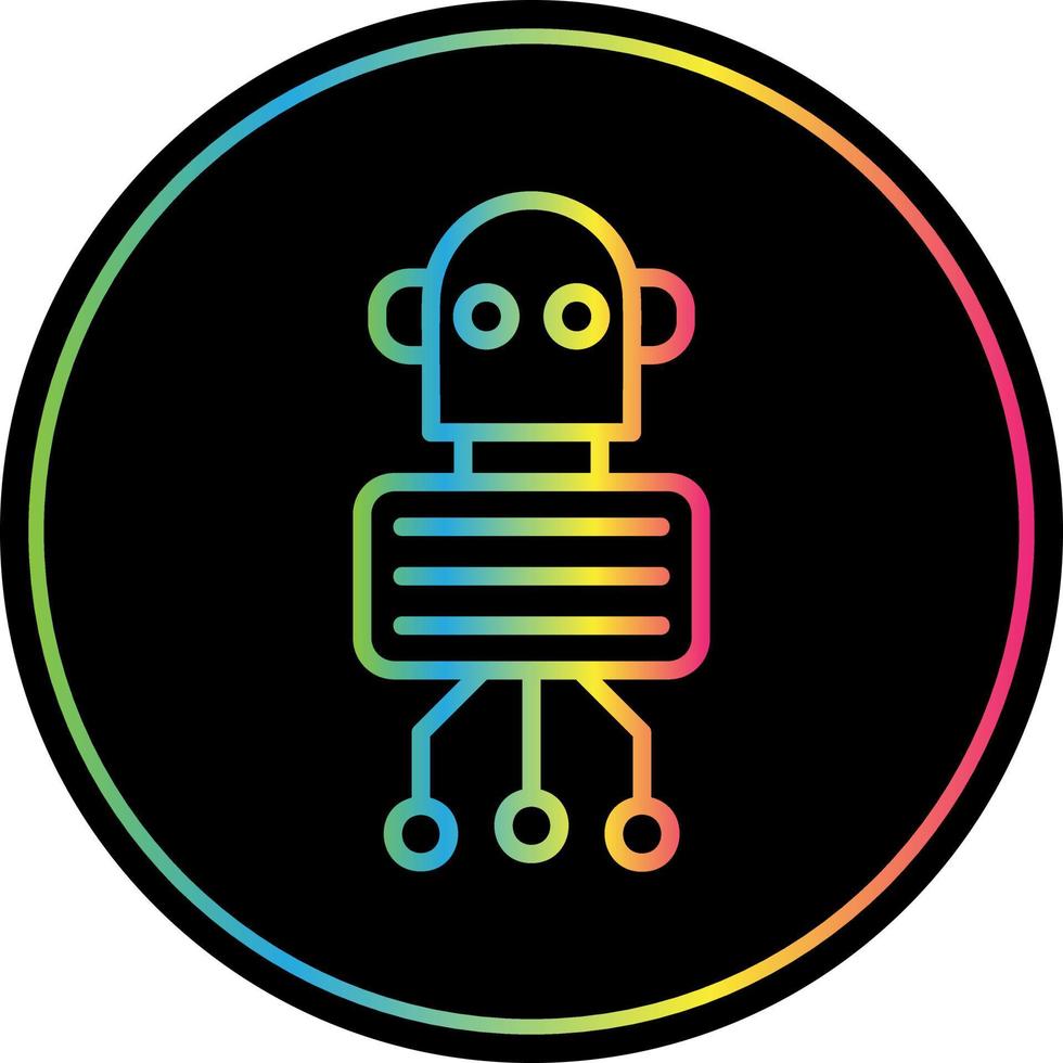 Nano Robot Vector Icon Design