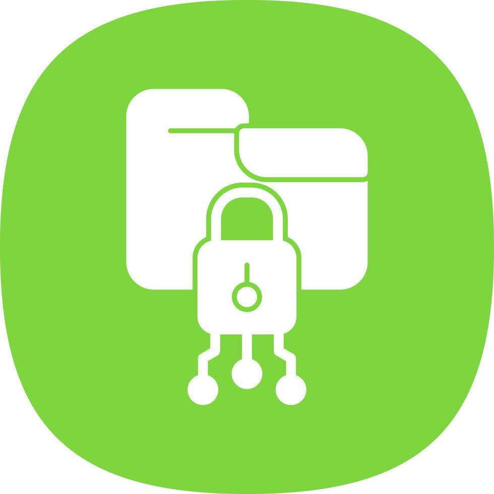 Data Encryption Vector Icon Design