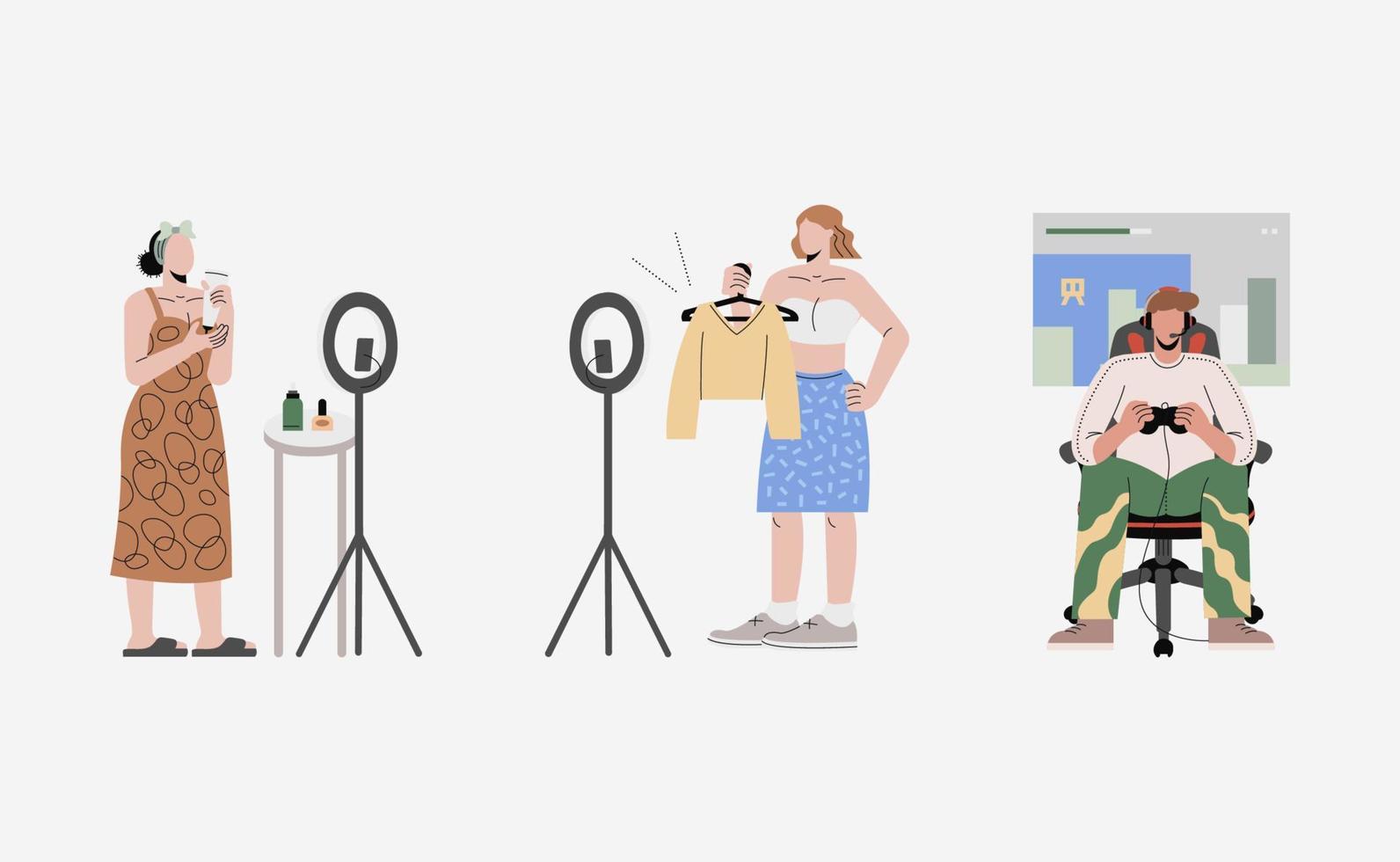 Dream Jobs vector in flat design