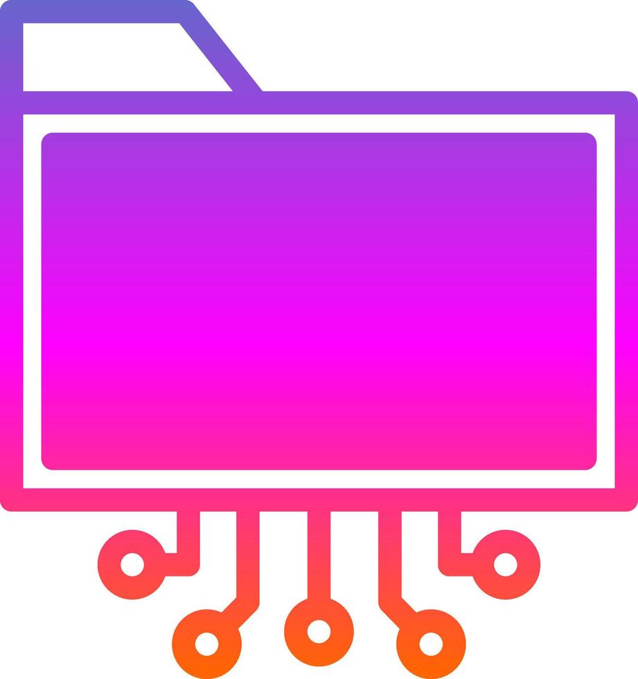 Data Encryption Vector Icon Design