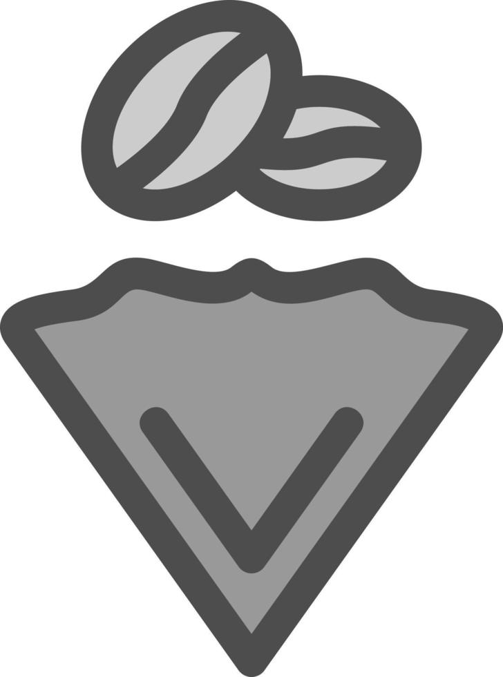 Coffee Filter Vector Icon Design