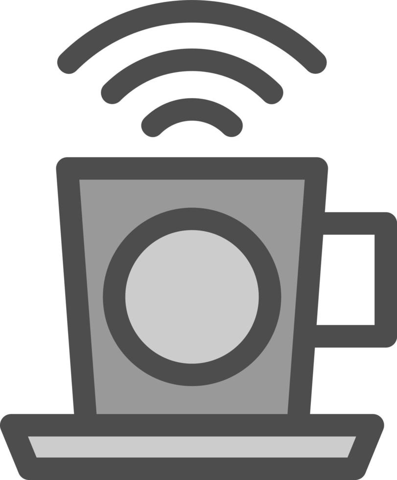 Cafe Wifi Vector Icon Design