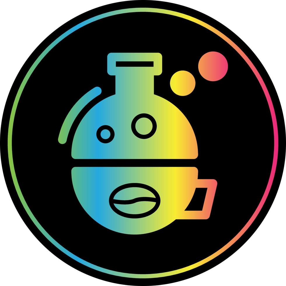 Coffee Science Vector Icon Design