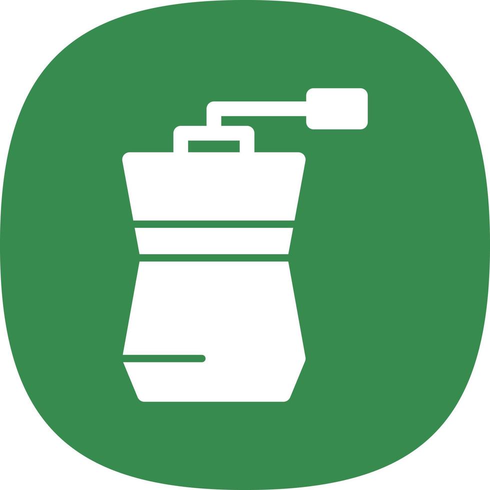 Coffee Grinder Vector Icon Design