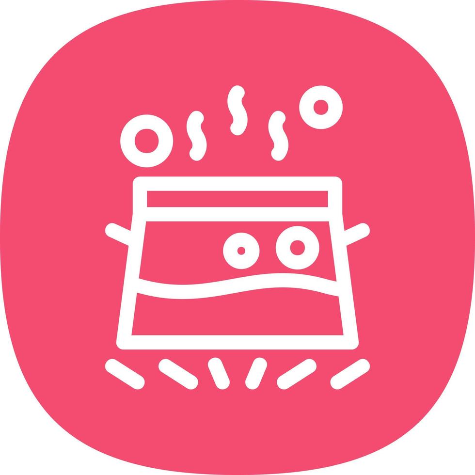 Water Boil Vector Icon Design
