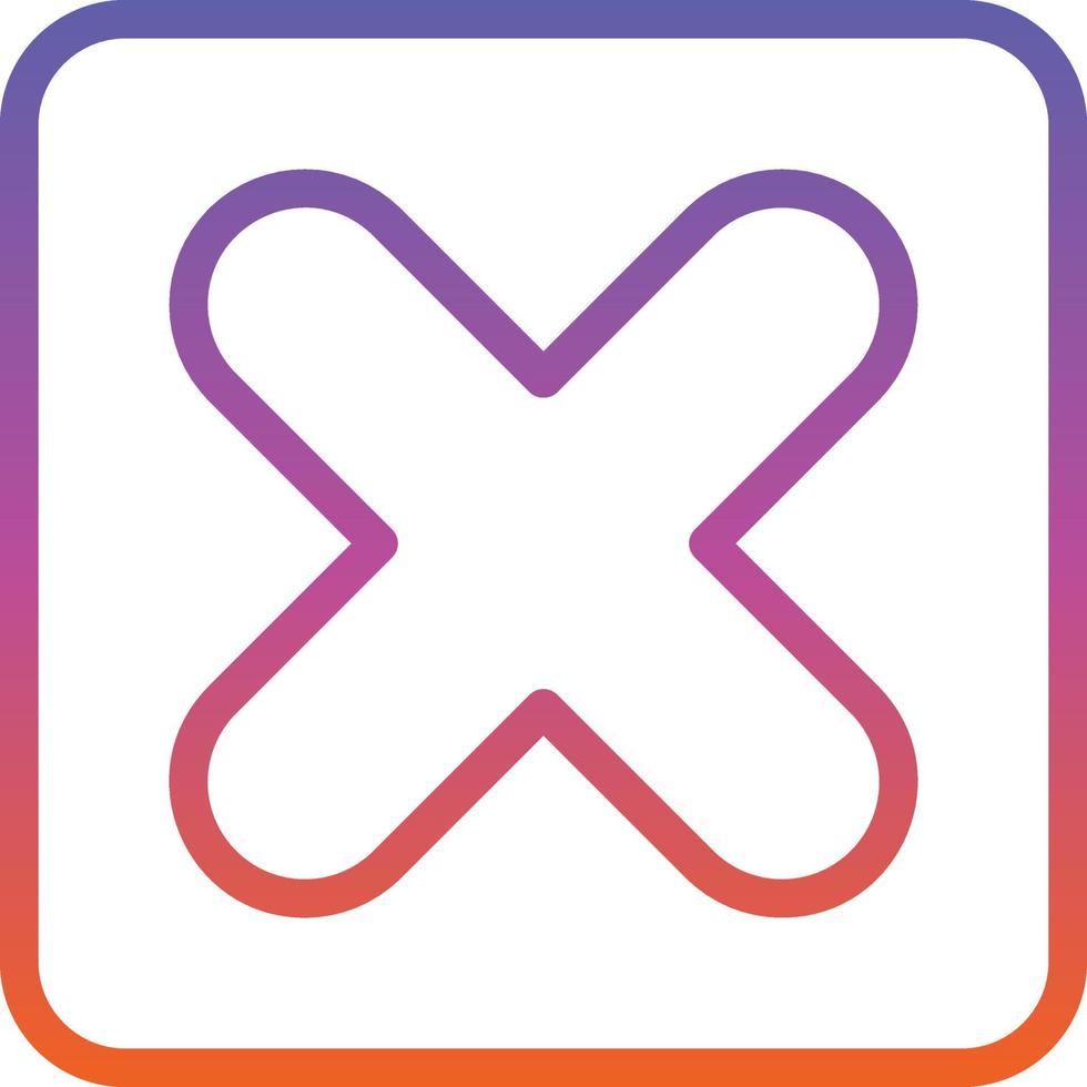 Delete Vector Icon Design