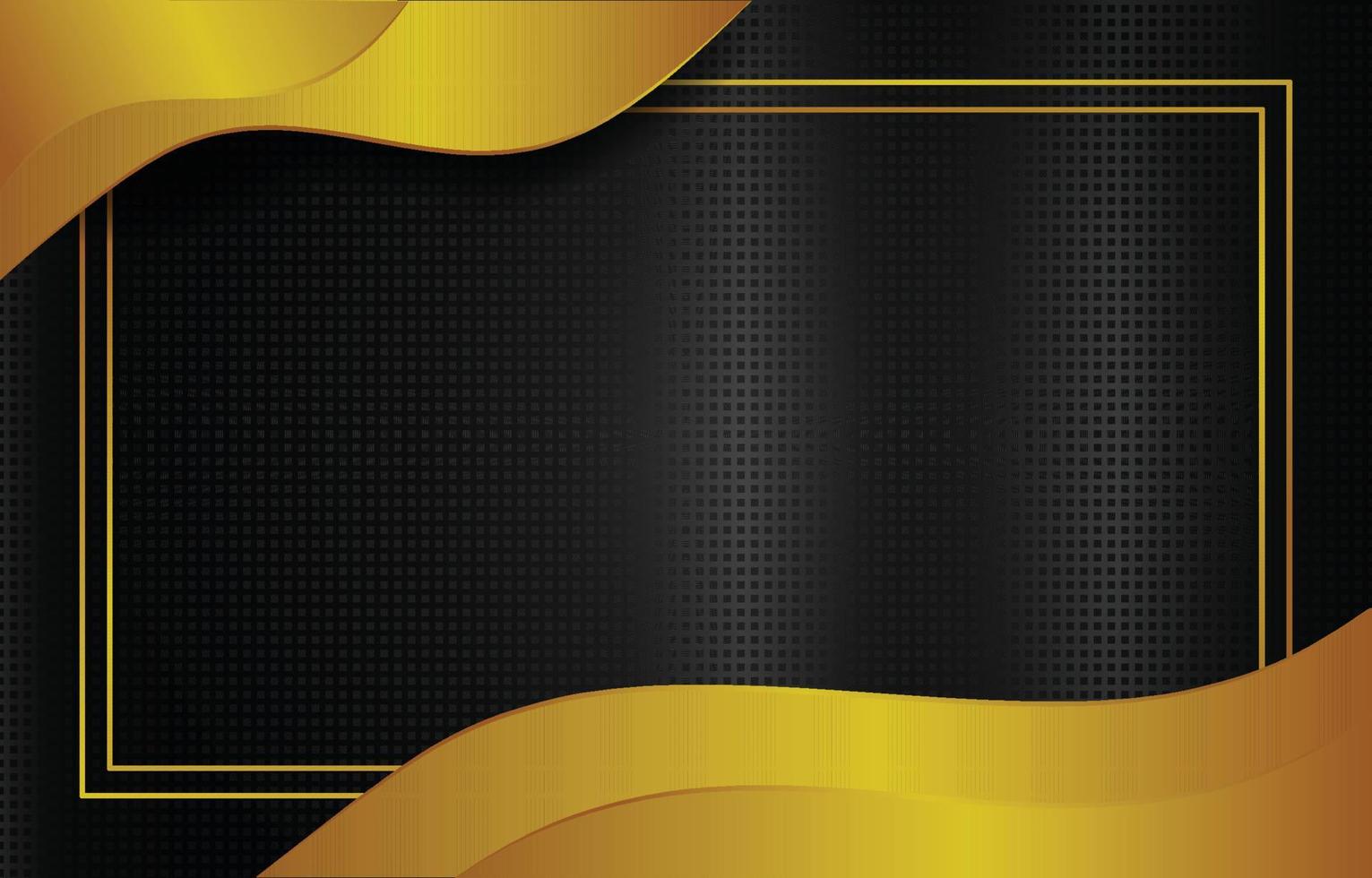 Black Gold Corporate Technology Blank Space Background vector