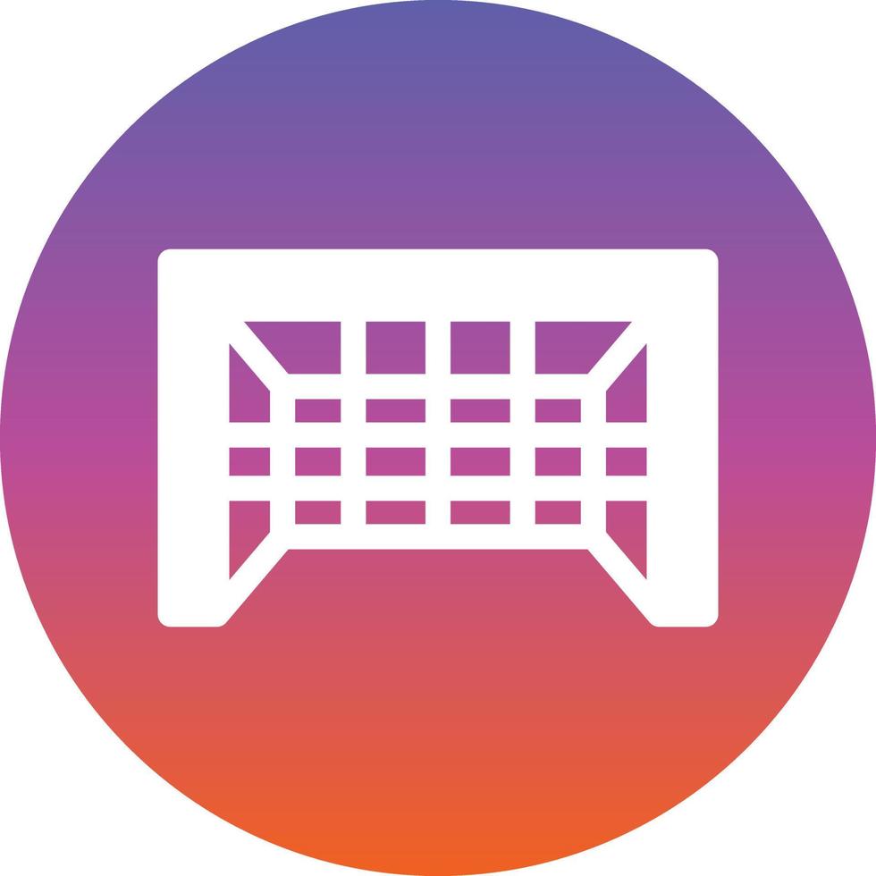 Goal Post Vector Icon Design