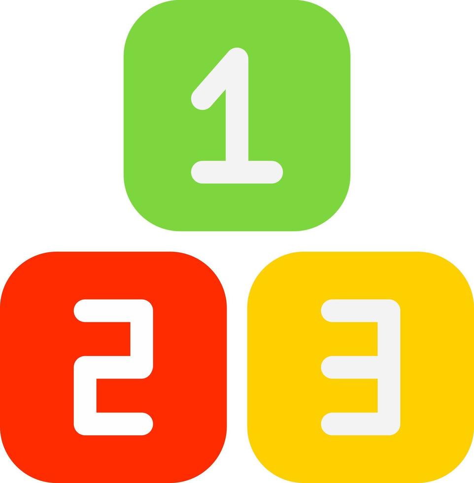 Blocks Vector Icon Design