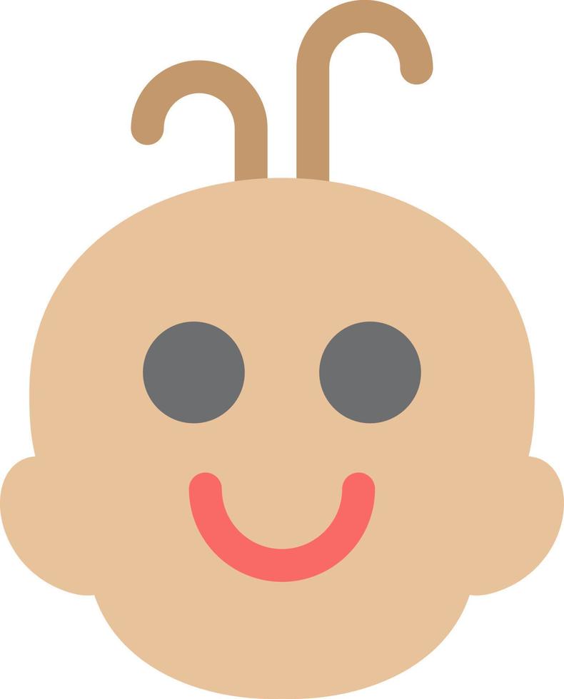 Baby Smile Vector Icon Design