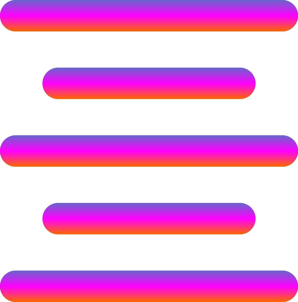 Align Vector Icon Design