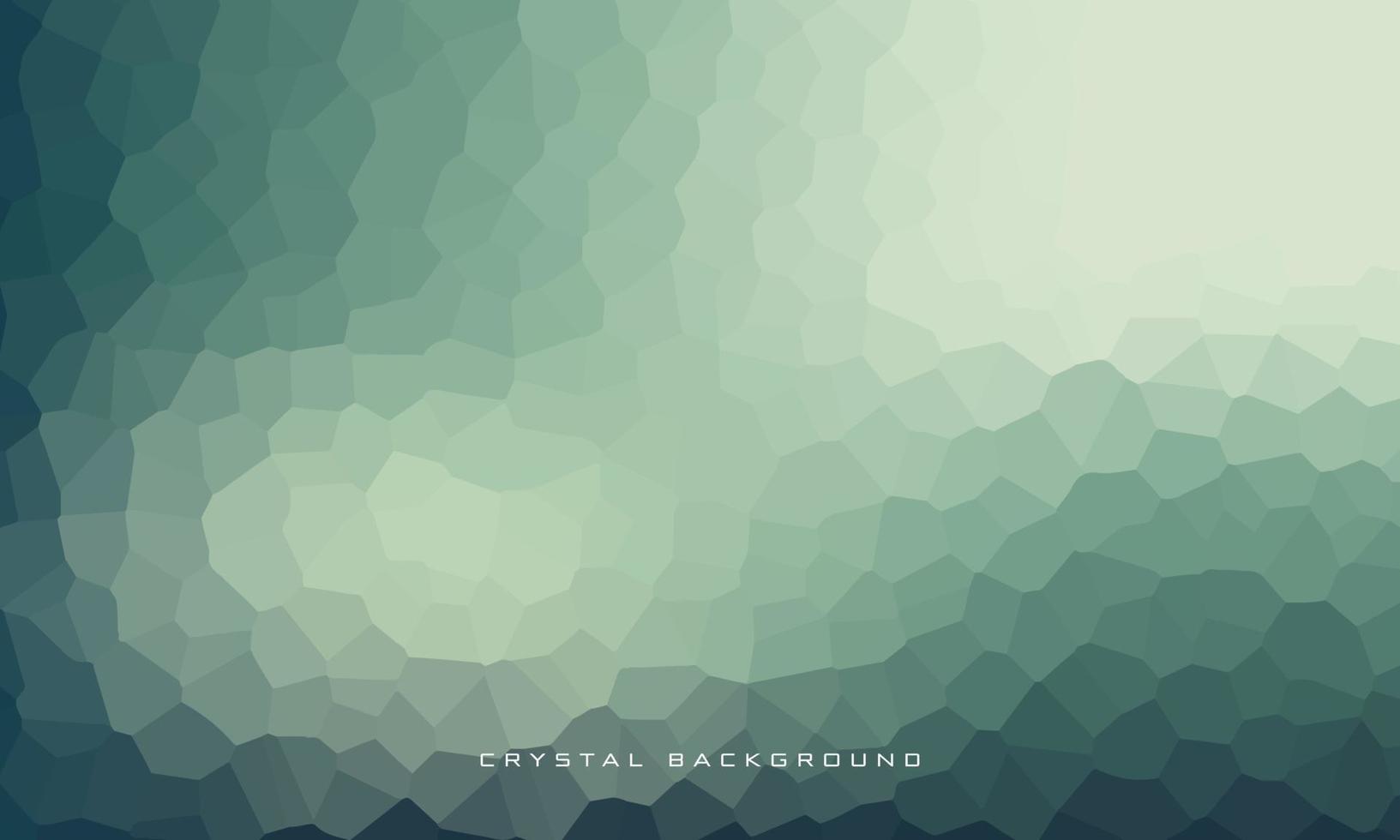 Gradient crystal background with green color domination. Can be used for banner, poster, brochure, web page, cover, and other. Eps10 Vector design