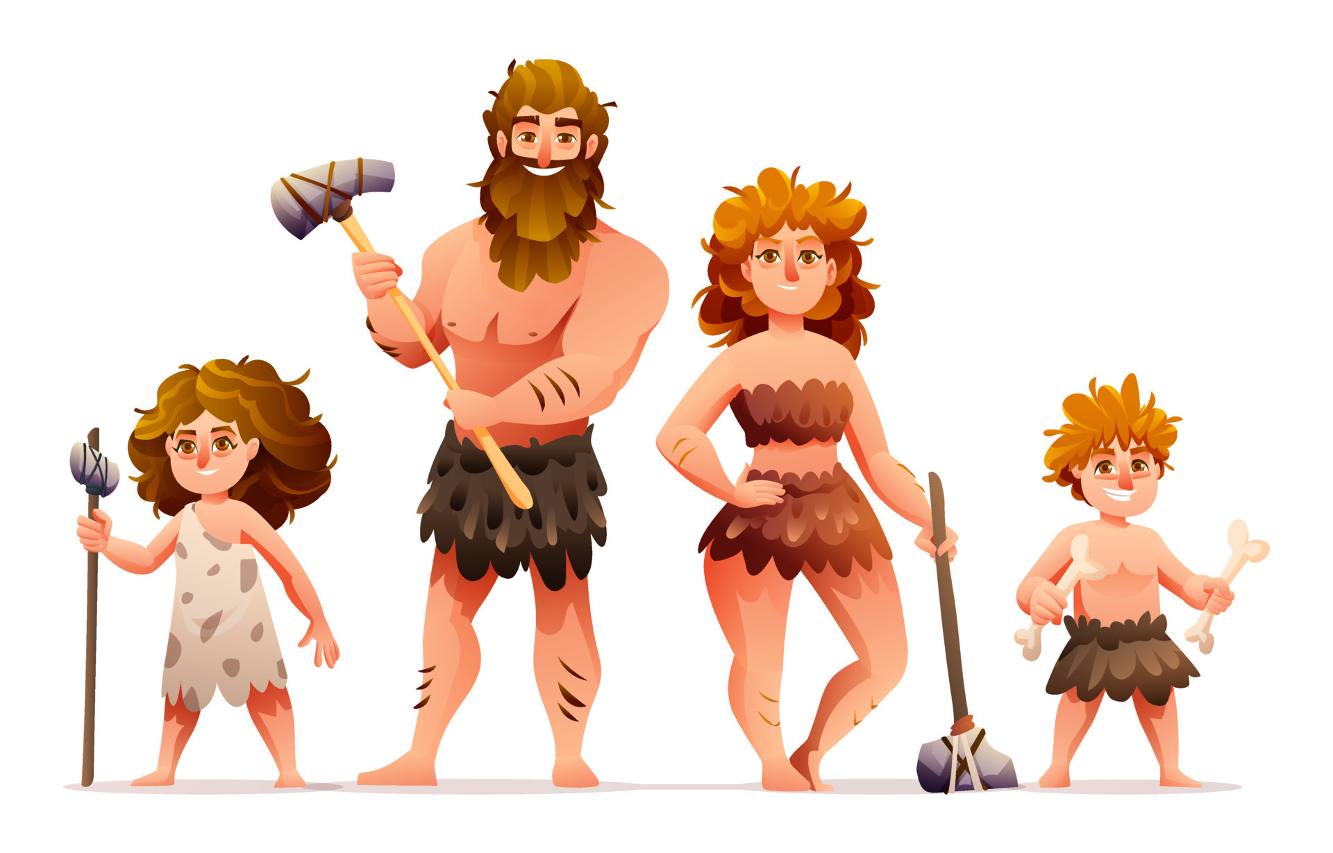 Primitive people characters. Prehistoric stone age caveman family vector illustration 15320723 Vector Art at Vecteezy Primitive people characters. Prehistoric stone age caveman family vector illustration 15320723 Vector Art at Vecteezy