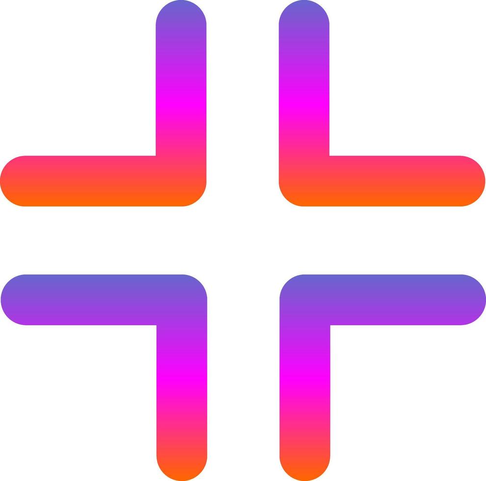 Minimize Vector Icon Design