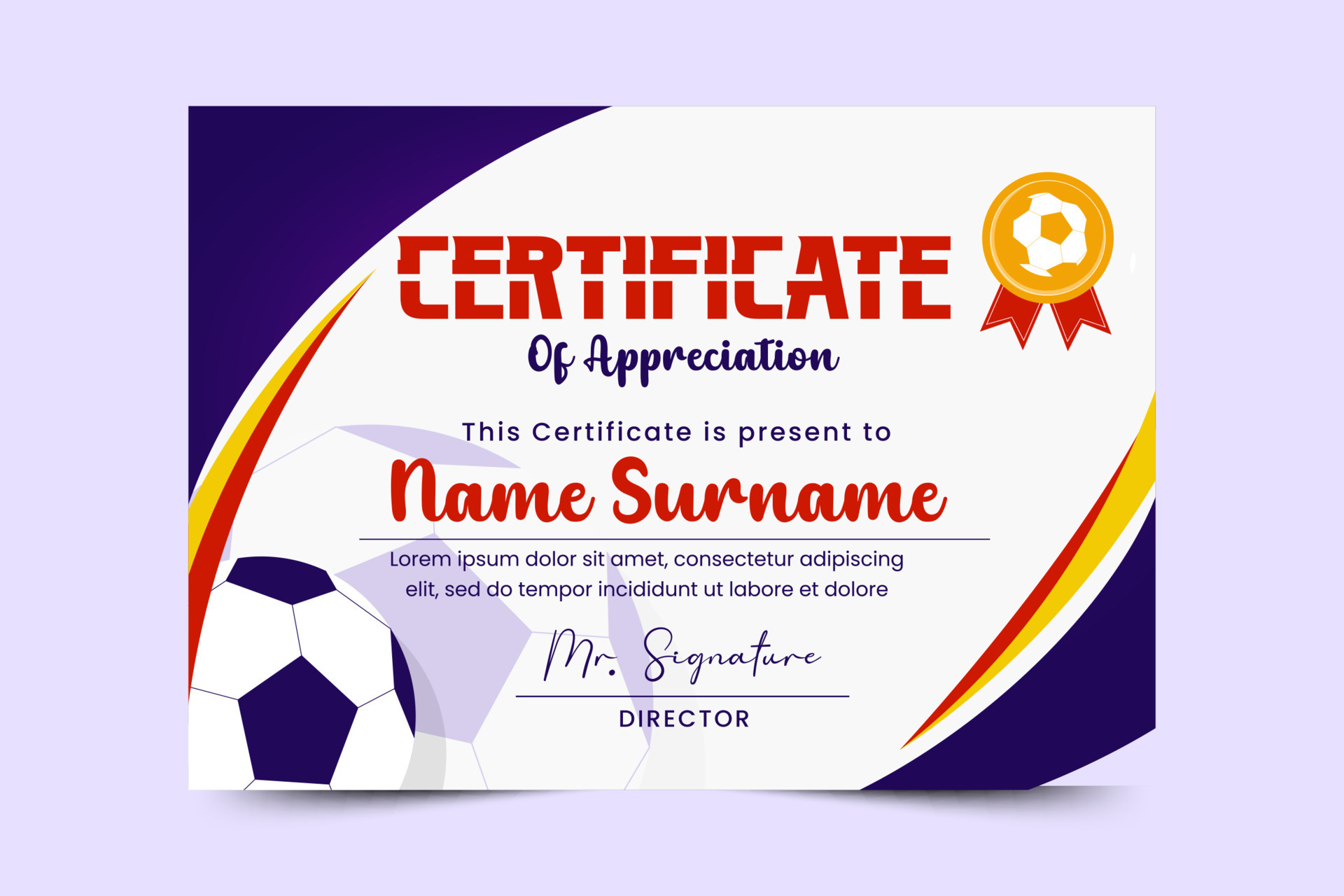 Football Tournament Sport Event Certificate Design Template Easy To football-tournament-sport-event-certificate-design-template-easy-to